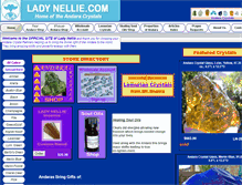 Tablet Screenshot of ladynellie.com